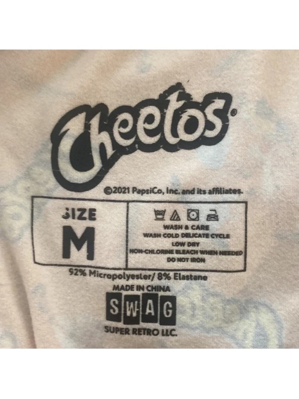 PEPSI CO SWAG CHEETOS Men’s Brief shorts M Medium NWOT Orange Black